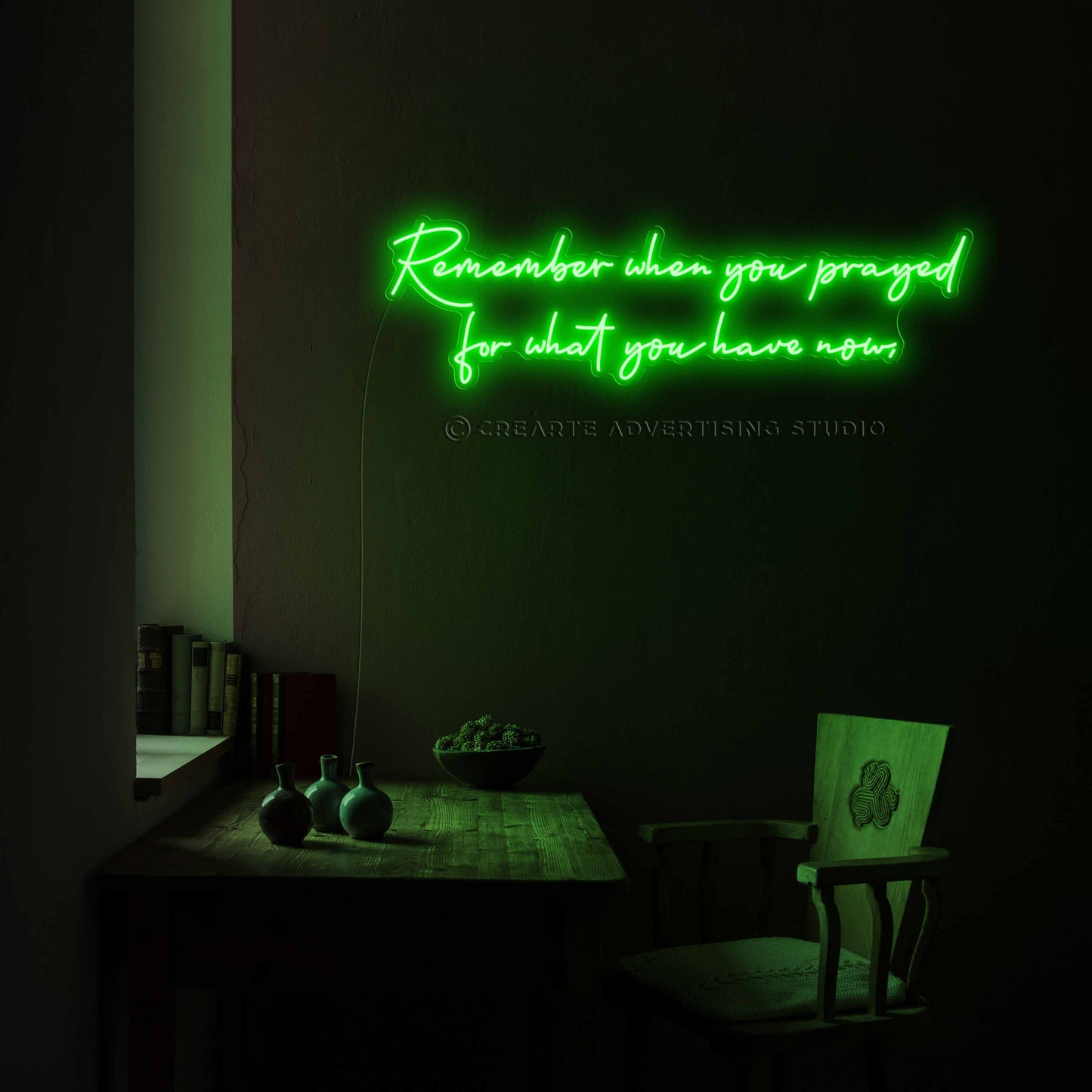 Remember when you prayed Neon Sign