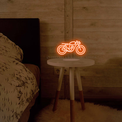 Cafe Racer Bedside Neon Sign Lamp