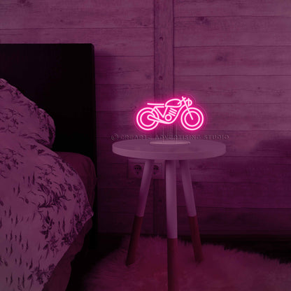 Cafe Racer Bedside Neon Sign Lamp