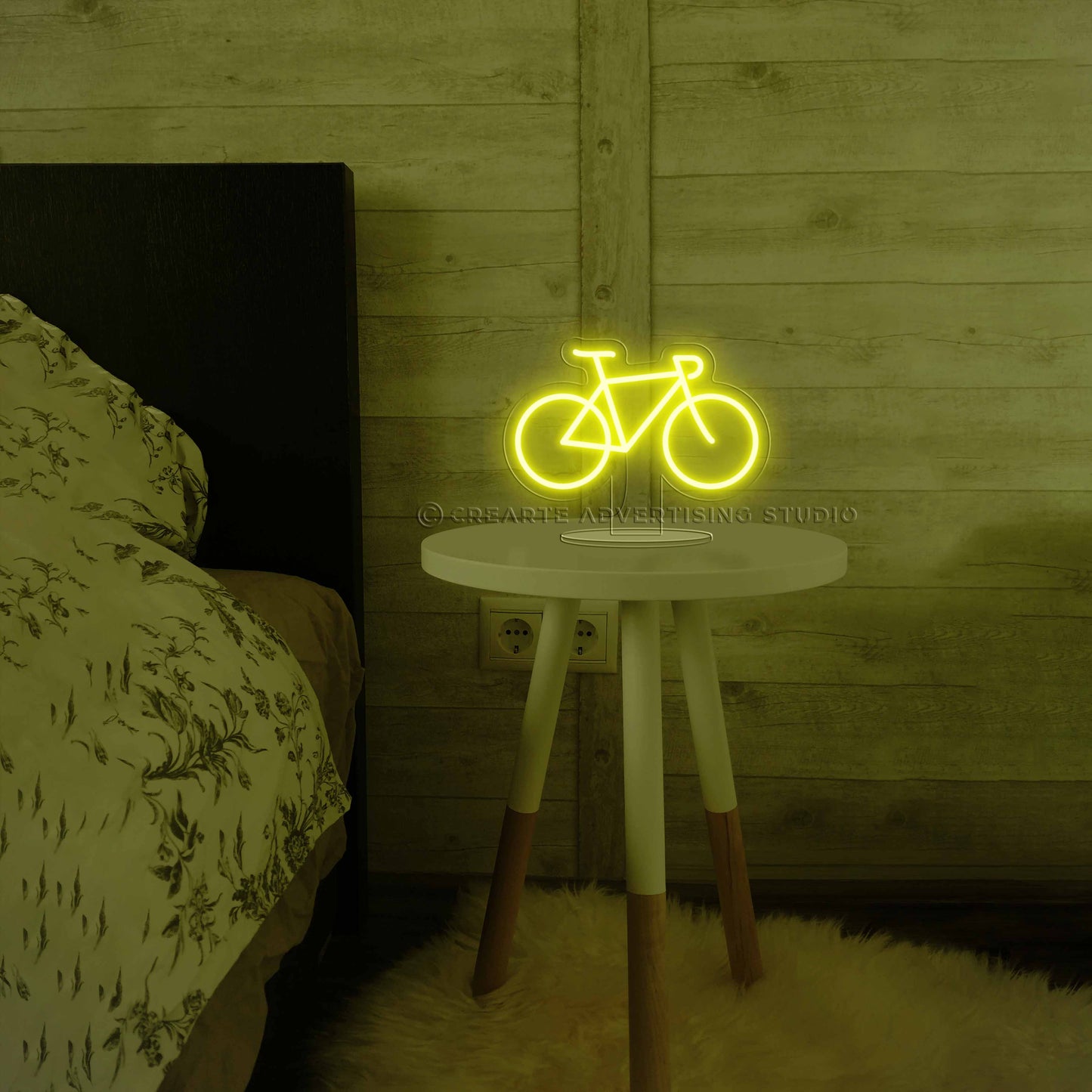 Road Bike Bedside Neon Sign Lamp